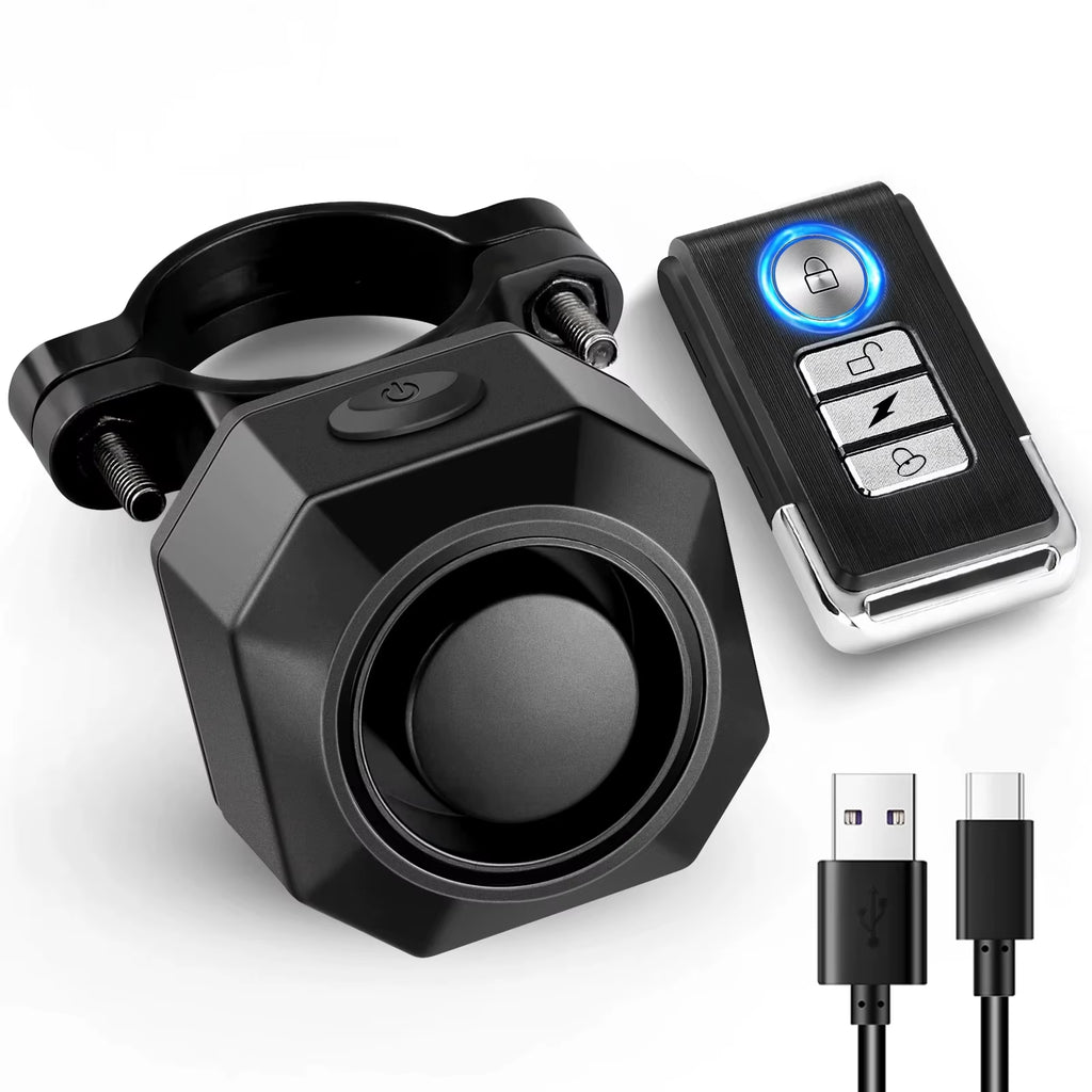 Ultimate Bike Guard™ – Wireless Vibration Alarm with Remote & USB Charging