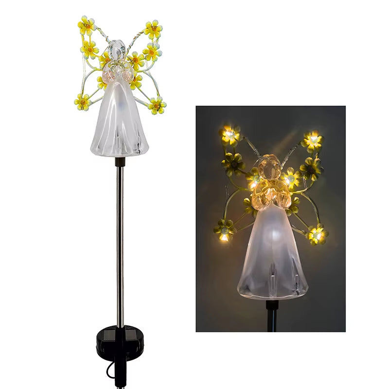 Customizable Sunlight Outdoor Garden Angel Lamp