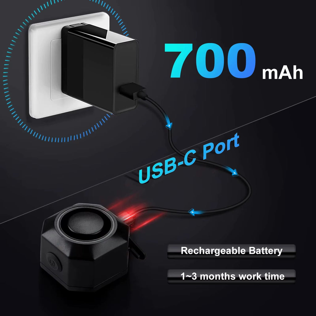 Ultimate Bike Guard™ – Wireless Vibration Alarm with Remote & USB Charging