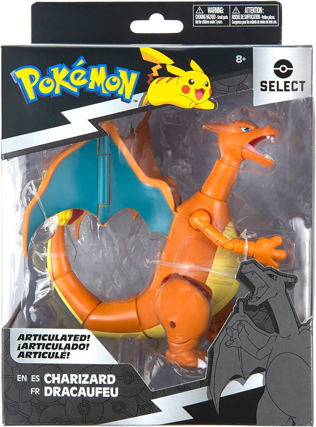 Pokemon Charizard, Super-Articulated 6-Inch Figure - Collect Your Favorite Figures - Toys for Kids and Fans